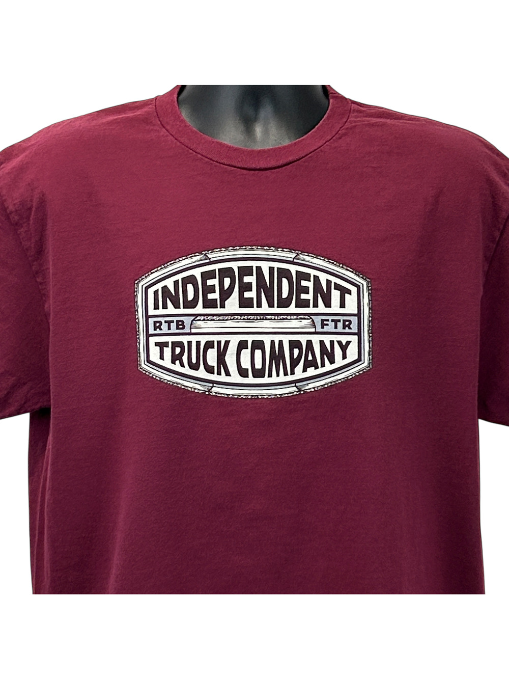Independent Truck Company T Shirt Mens L Large Red Skater Skating Skateboarding